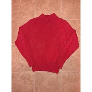 Vintage Cabelas Wool Knit High Neck Sweater Mens Small 1970s